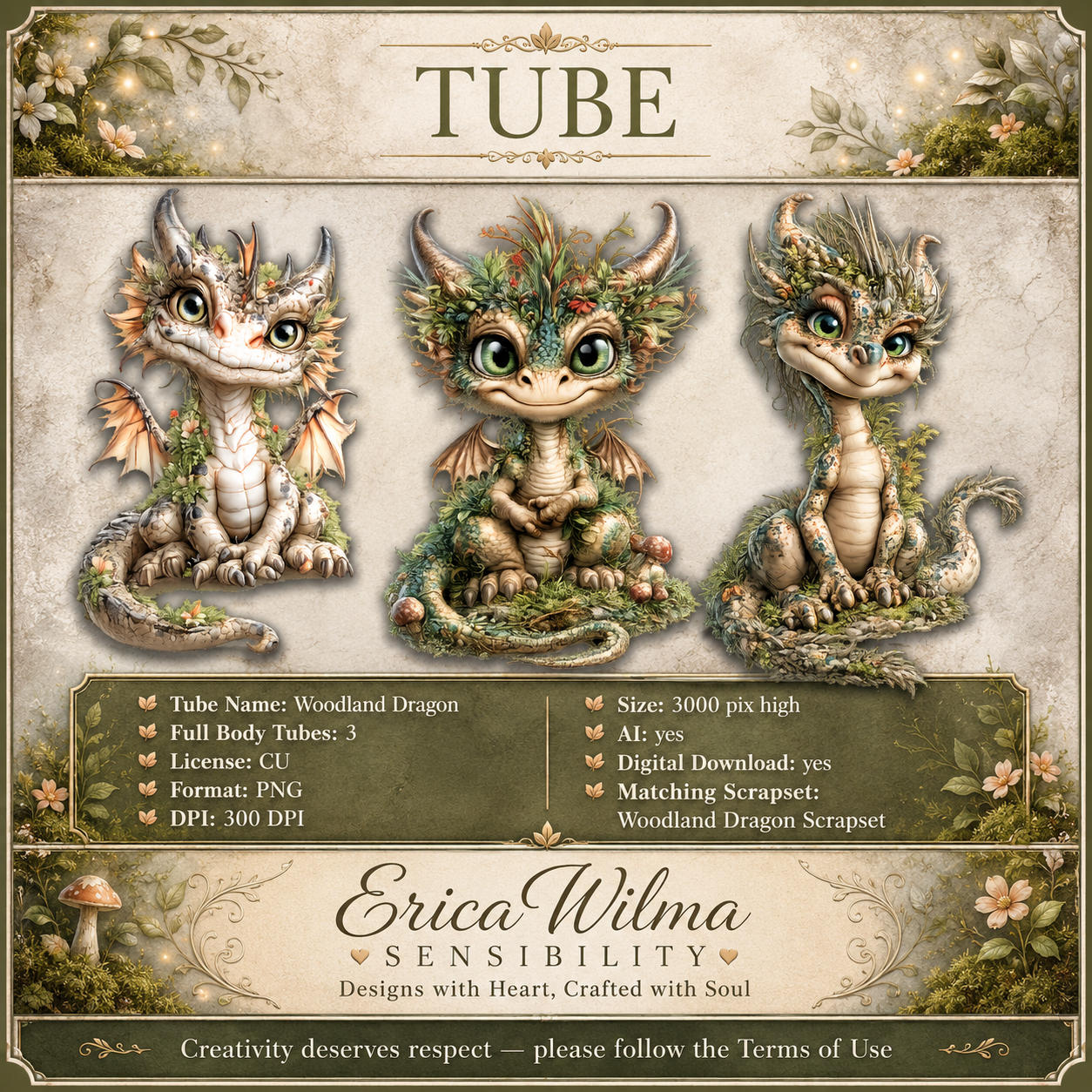(image for) EW AI Whispers of the Woodland Dragon - Tubeset 2026